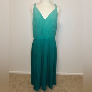 Banana Republic - Pleated Green Ombré Dress
- size 8